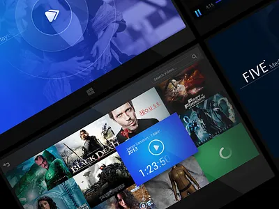 Movie Player movie player tv ui uiwork