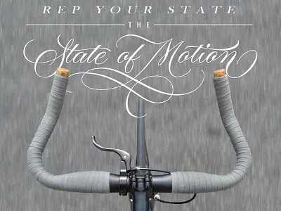 State Bicycle Co. | Motivation Monday VI flourishes lettering scripts state bicycle co swashes type typography vector
