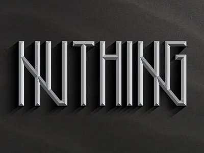 nuthing - blitzkrieg type apparel charlotte clothing north carolina nuthing shadows skateboarding surfing typography
