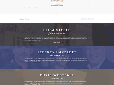 Recent Blog Posts Section blog posts recent posts web desin