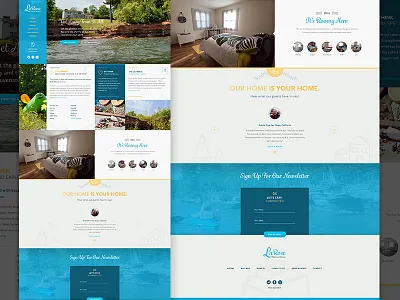 Wellness Retreat Homepage bed and breakfast css3 hospitality hotel html5 modular nature responsive retreat web web design wordpress