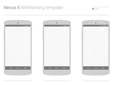 Free Nexus 5 Wireframing template android download draw free freebie mockup nexus pdf psd template wireframe