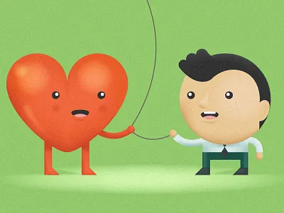 be a friend to your heart. cute datamouth friend graphic design heart illustration love