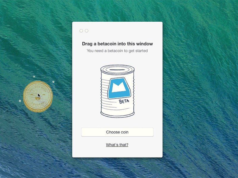 Betacoin Illustrations beta can coin gif mailbox sticker