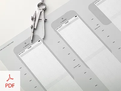 UX iPhone 5x Sketch Pad download grid iphone5 pad sketch wireframe
