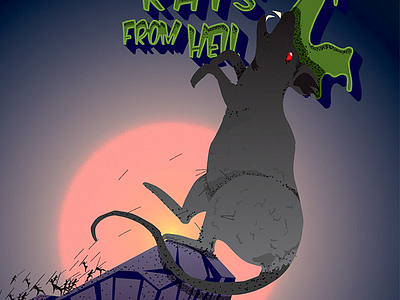 Giant Sewer Rats giants movie poster rats vector