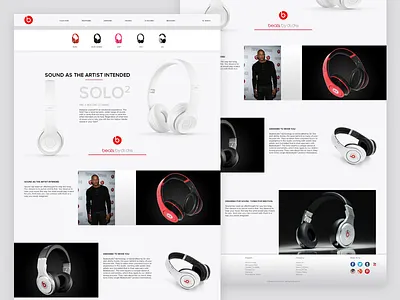 Beats music ui web widget