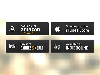 Book Buy Buttons amazon barnes and noble button cta indieboud itunes