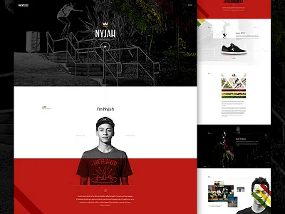 Nyjah Full angle art direction athlete e commerce ecommerce elegant seagulls im jack dusty skateboard sports video white space