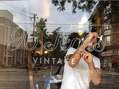 96 Tears logo cursive lettering logo script typography vintage