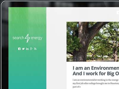 Search For Energy Blog Design & Development blue electricity energy ghost green