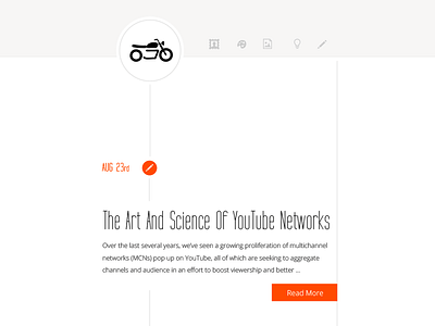 Minimal Clean Blog blog clean flat menu minimal
