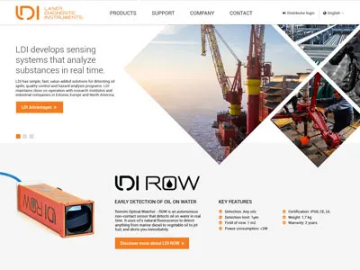 Simple landing page design for the chemical company landing page simple design web web design website