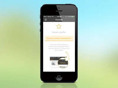 iOS App Empty-State app empty state ios mobile ui