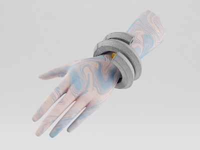 Found Objects 3d bangle c4d ceramic geo geometric marble marbling minerals vray