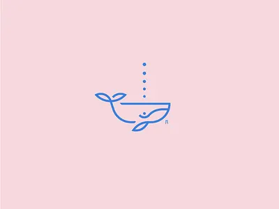 Whale kerovec line minimal rokac roko symbol whale