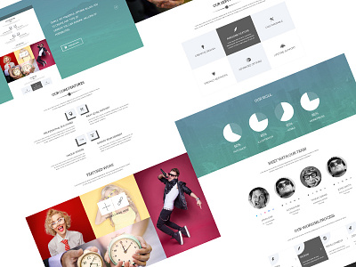 Sleek Multipurpose Website Part 3 clean landing page portfolio responsive service simple ui ux website