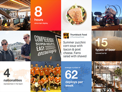 Fun Facts about Thumbtack fun grid mosaic stats thumbtack web