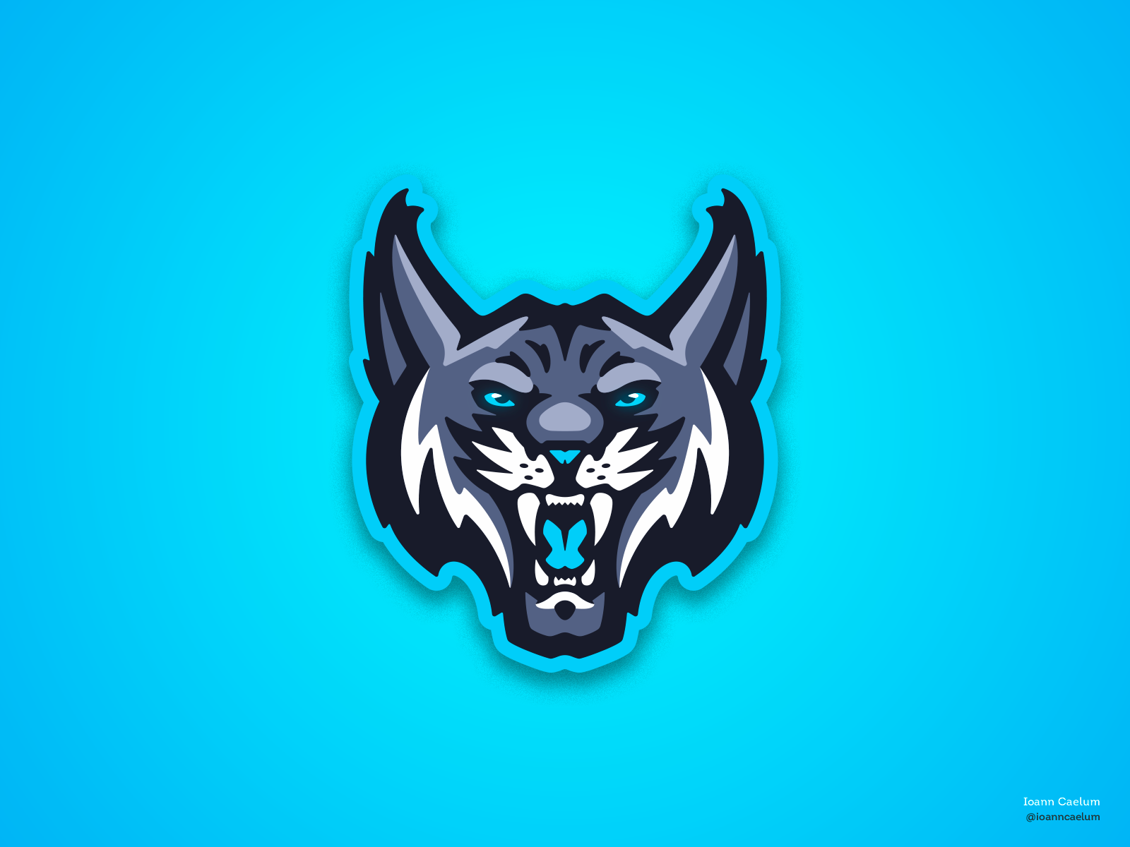 Snow lynx branding caelum design esport identity illustration logo mascot sport
