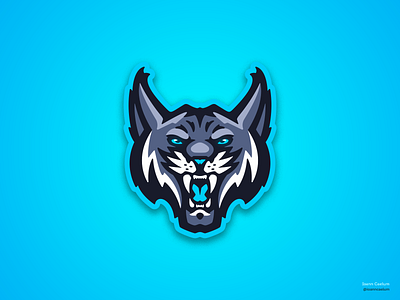 Snow lynx branding caelum design esport identity illustration logo mascot sport