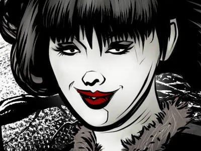 Snow White Pinup comic dwarf dwarves fairytale illustration pin up pin up pinup snow white