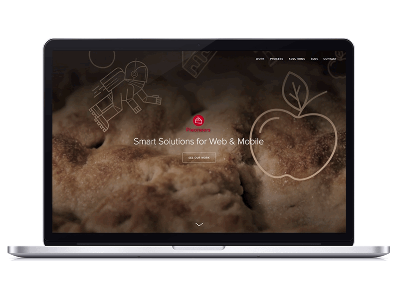 Homepage animation astronaut home landing pie space