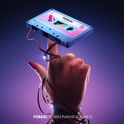 Studio Playlist 3d foreal illustration