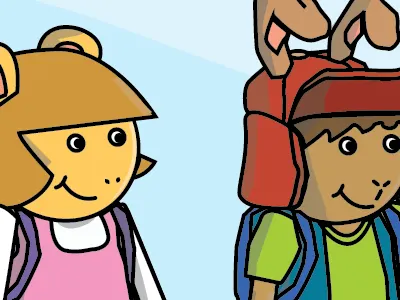 DW and Bud Character Design fun games illustration kids pbskids