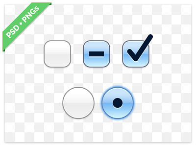 OS X Checkbox and Radiobutton PSD checkbox download freebie os x psd radiobutton ui elements