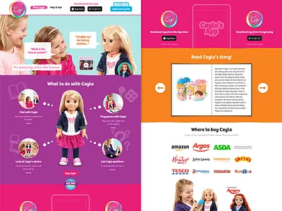 My Friend Cayla Website girls toy ui website