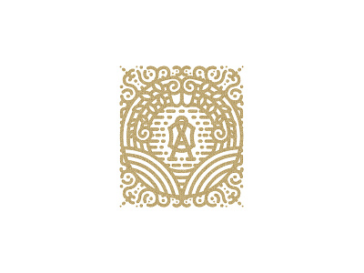Ao Monogram ao food health lettering logo monogram nature organic vegan