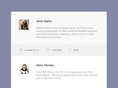 Blog Comments blog comment simple