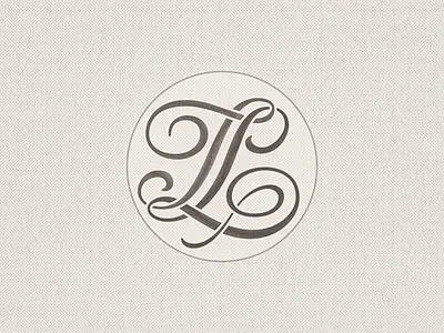 Stencilled »TL« Monogram ... custom lettering logo mark monogram typo typography