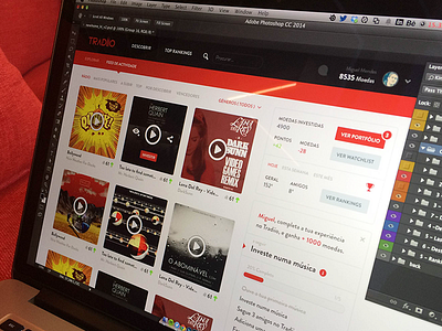 Tradiio Homepage WIP dashboard design flat homepage layout portugal tradiio tutorial web web design website