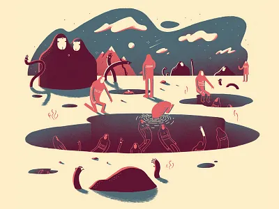 w lakes mountain water