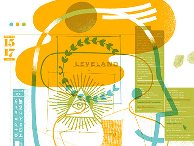 National Poster Retrospecticus art show cleveland design illustration little friends of printmaking national poster retrospecticus poster screenprint silkscreen