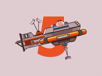 Thunderbirds are GO! plane rocket ship show shuttle space station submarine tv