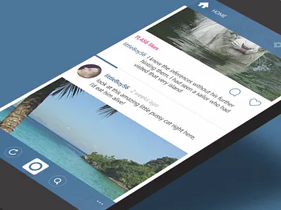 Instagram facelift for Windows Phone 8 flat instagram israel mobile redesign ui ux windows phone