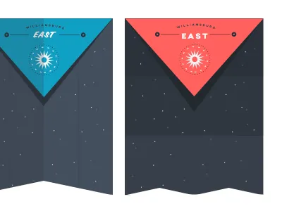 East Williamsburg Flags designs east williamsburg flags illustration midcentury stars williamsburg