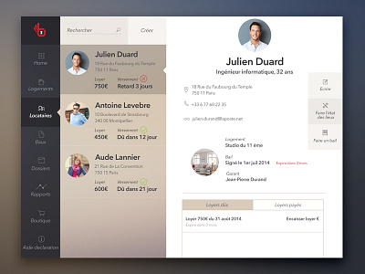 FREEBIE - Property management app, free ipad psd app dashboard free freebie freepsd ios8 ipad mobile mockup psd tablet uikit