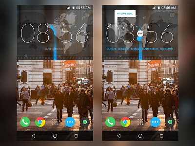 Time Widget for Android android launcher time time zones widget