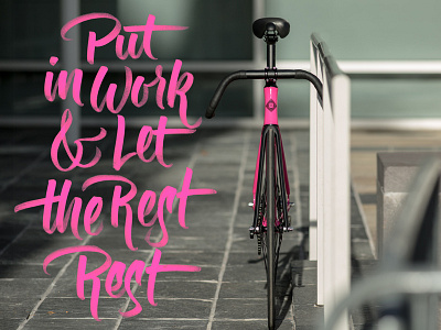 State Bicycle Co. | Motivation Monday VIII flourishes lettering scripts state bicycle co swashes type typography vector