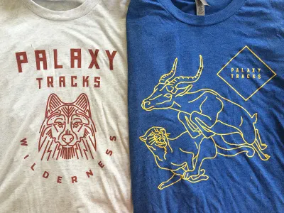 Palaxy Tracks t-shirts