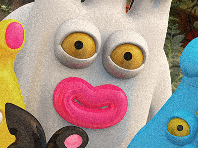 Smile dudes! 3d character creatures illustration monsters