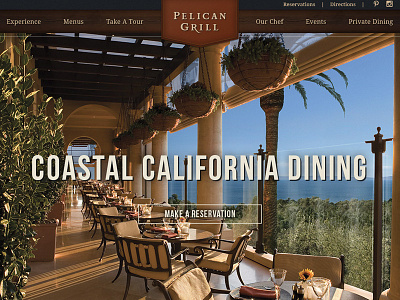 Restaurant americana dining restaurant website wood