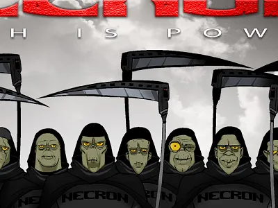 "Harvey Crypt" (R.E.A.P.E.R.S poster) character design comedy fantasy harvey crypt horror logo poster