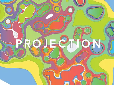 Camouflage 3d background flat landscape pattern design rainbow visual