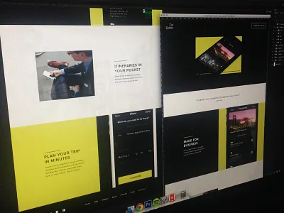 Product Site app long page product ui ux web website