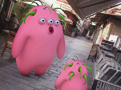 In Monastiraki 3d character creatures illustration monsters
