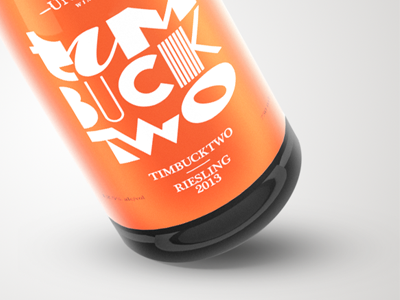 Timbucktwo branding design iamform label typo typography wine